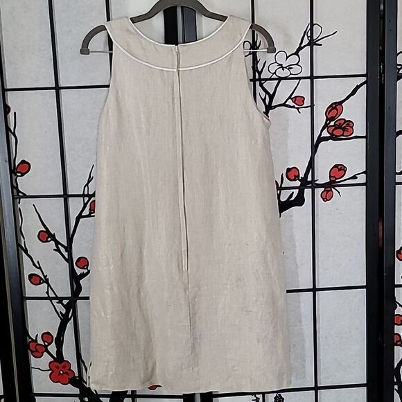 Lilly Pulitzer Sleeveless Linen Mini with Lace-Up Detail - Picture 6 of 11